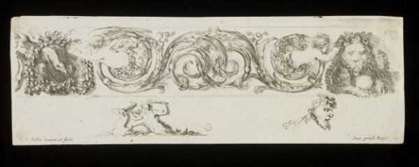 Stefano della Bella, Ornamenti di fregi e fogliami