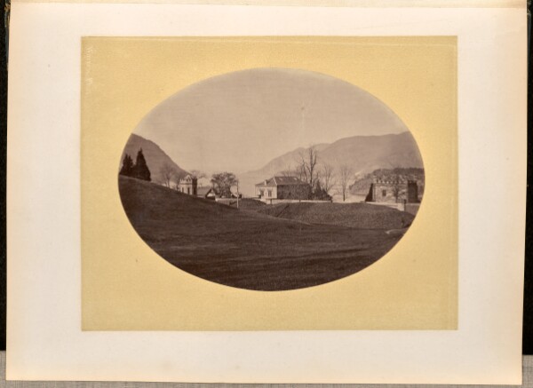 George Kendall Warren, [Houses along a waterfront area, West Point]