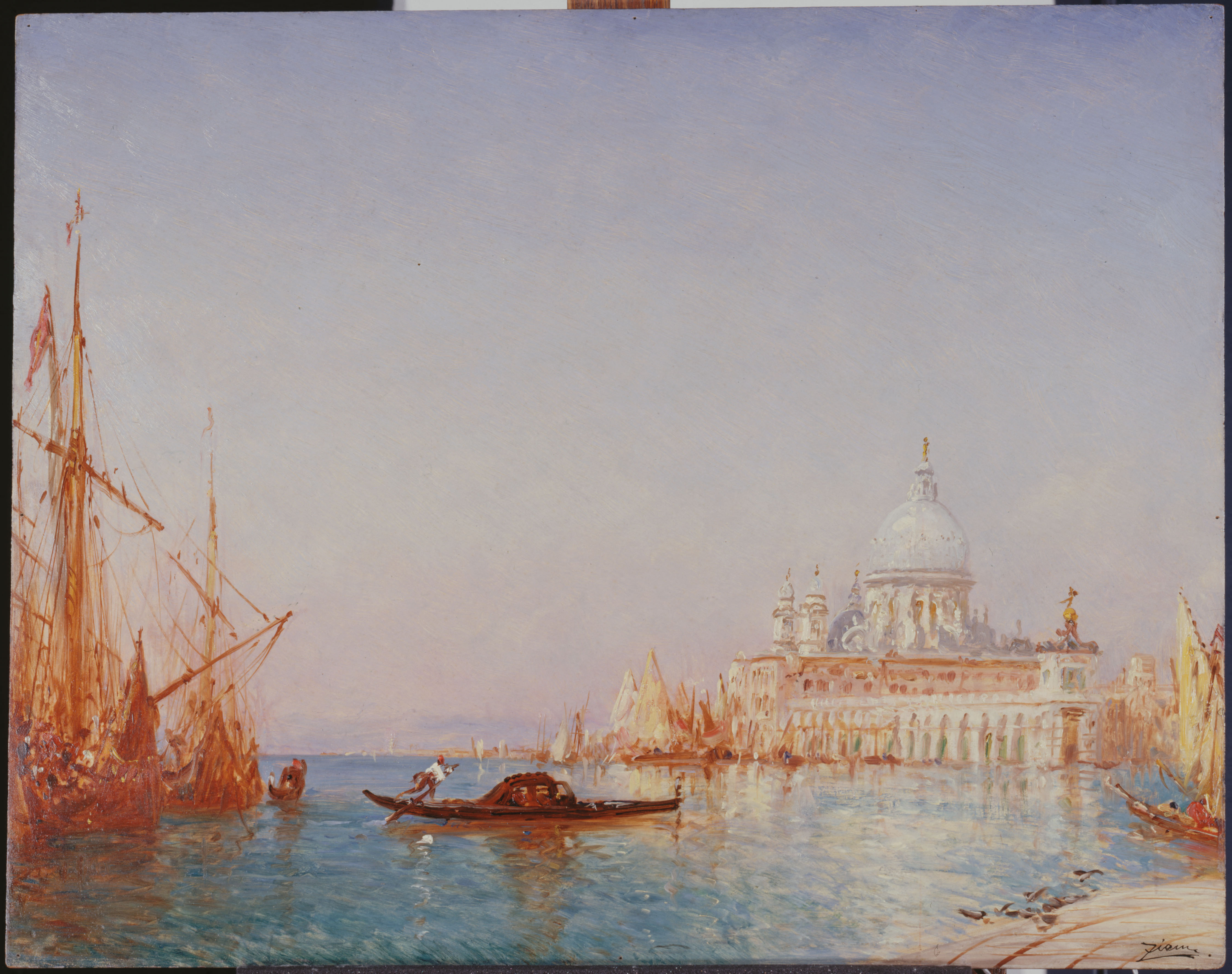 Félix Ziem, Venise, la Salute. Effet de matin