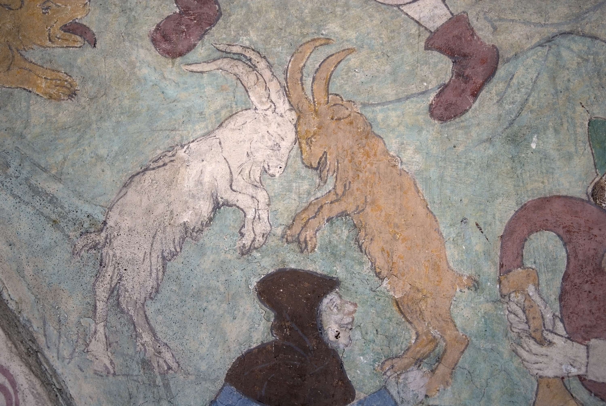 Bengt Backlund, Lime painting in Husby-Sjutolfts Church, Uppland 2009