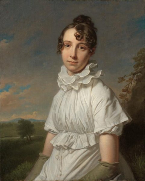 Charles Howard Hodges, Portrait of Emma Jane Hodges