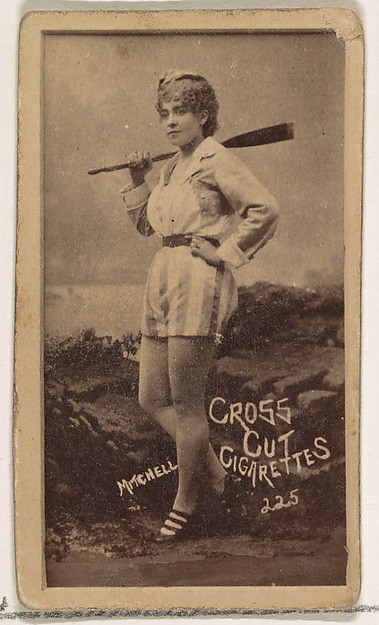 W. Duke, Sons & Co., Card Number 225, Mitchell, from the Actors and Actresses series (N145-1) issued by Duke Sons & Co. to promote Cross Cut Cigarettes