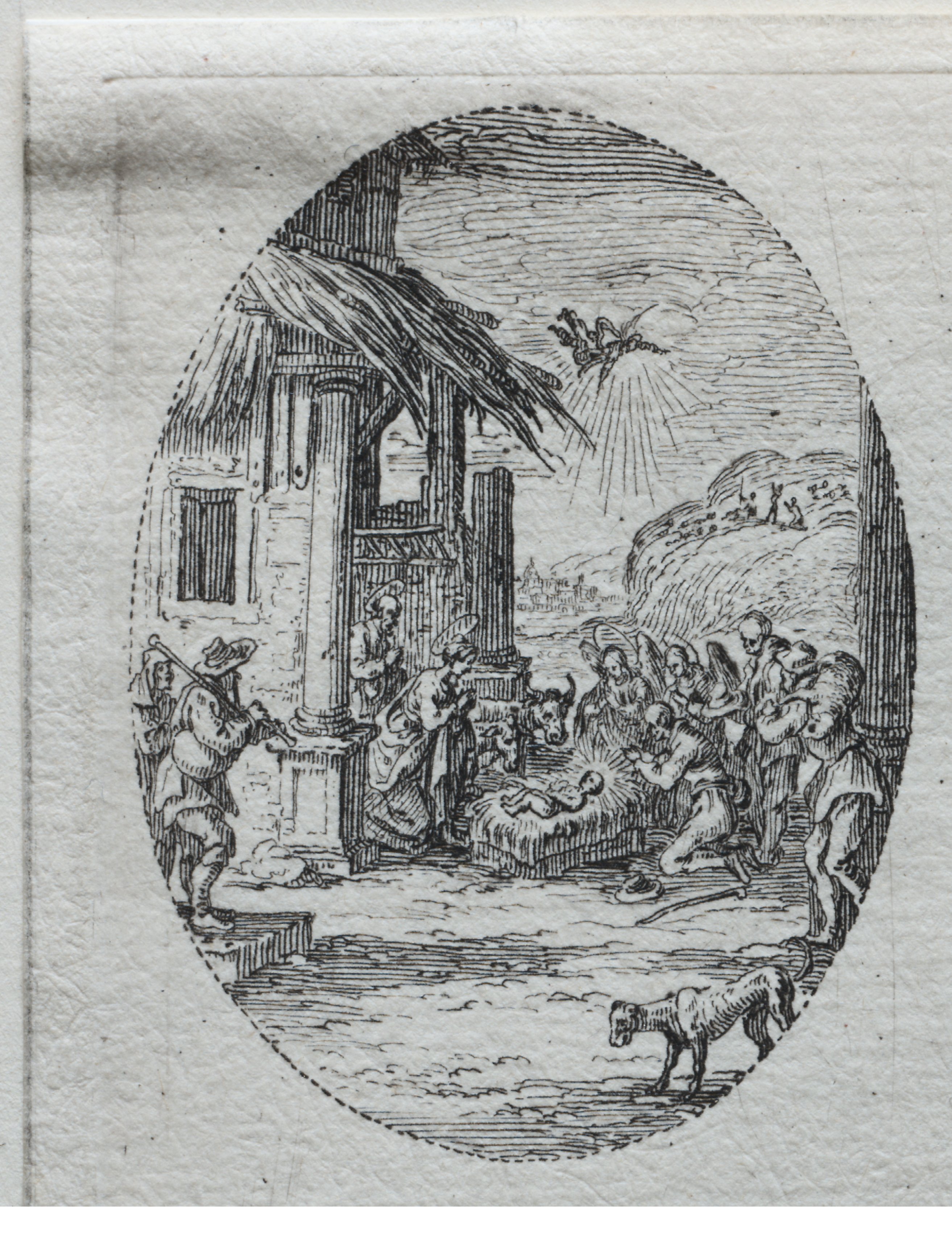 Jacques Callot, The Mysteries of the Passion:  The Adoration of the Shepherds