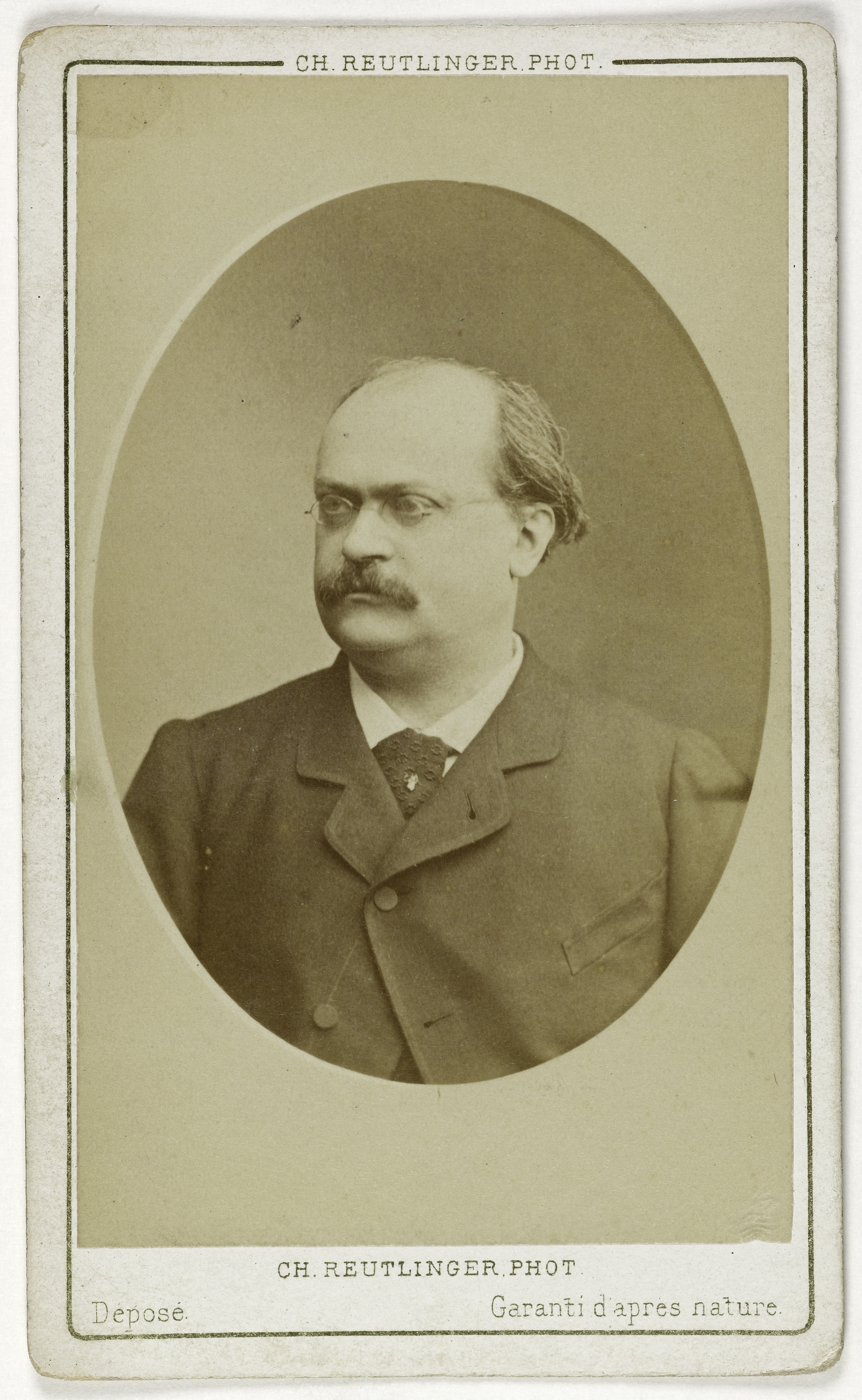 Charles Reutlinger, Portrait de Lecocq Charles, (1832-1918), (compositeur)