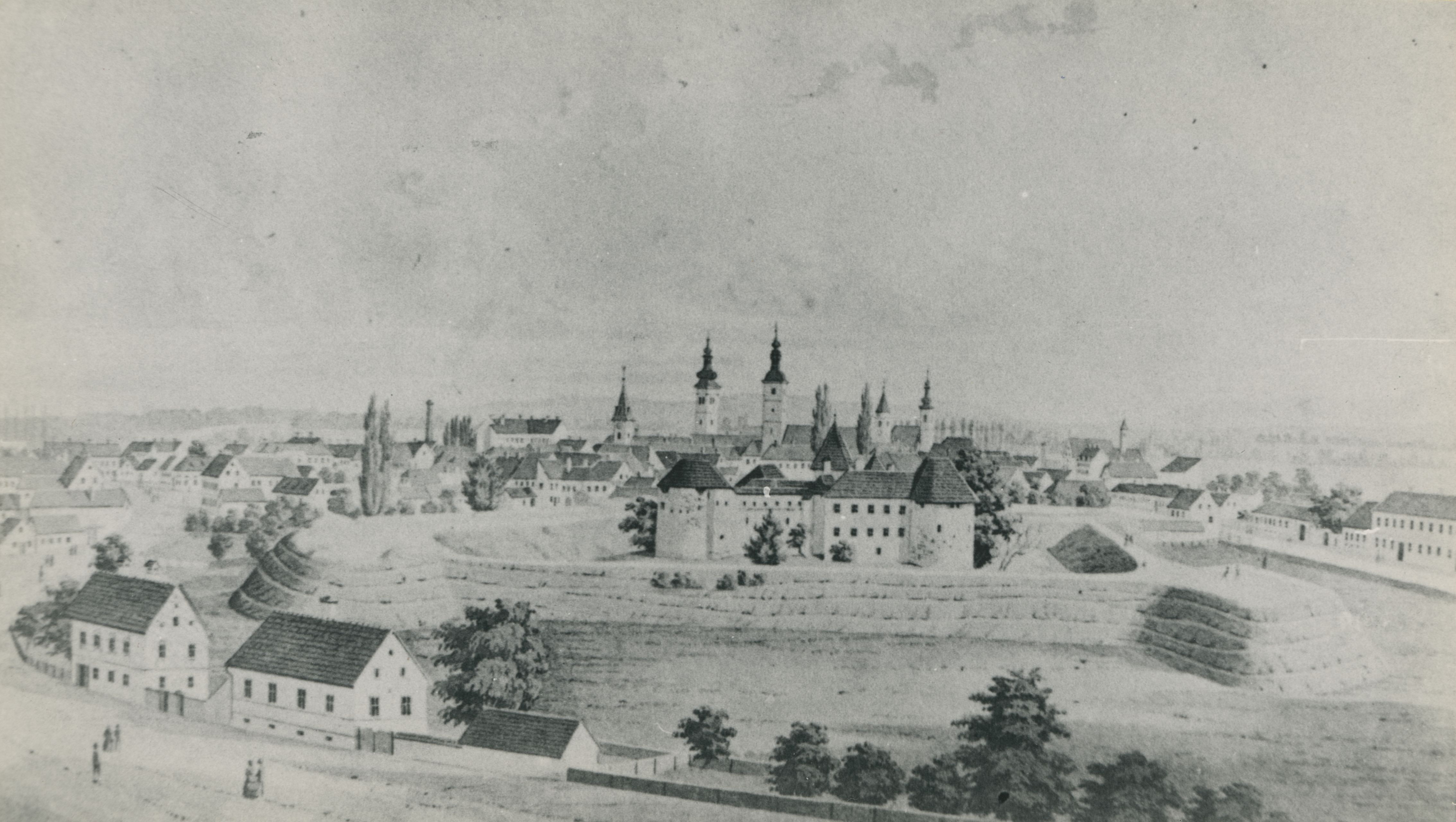 neutvrđen autor, Varaždin - glavni trg