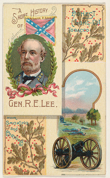 W. Duke, Sons & Co., A Short History of General R. E. Lee, from the Histories of Generals series (N114) issued by W. Duke, Sons & Co. to promote Honest Long Cut Smoking and Chewing Tobacco