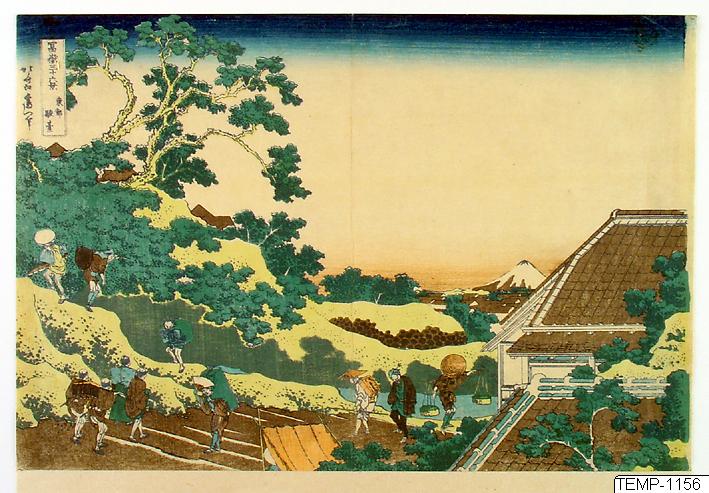 Katsushika Hokusai, Träsnitt, Bildkonst