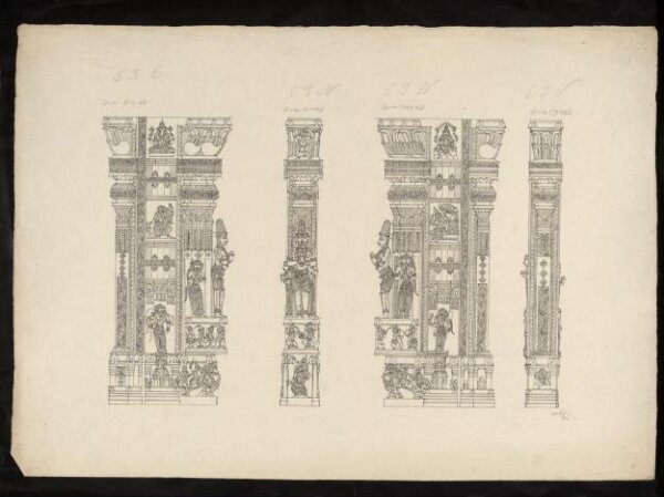 Unknown, Architectural drawing of Tirumala Nayak at Madura,