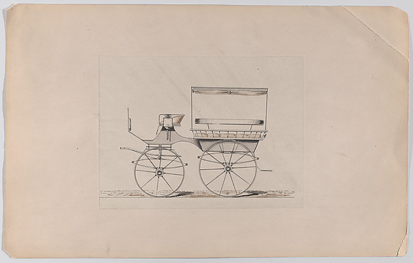 Brewster & Co., Design for Wagonette with Canopy Top (unnumbered)