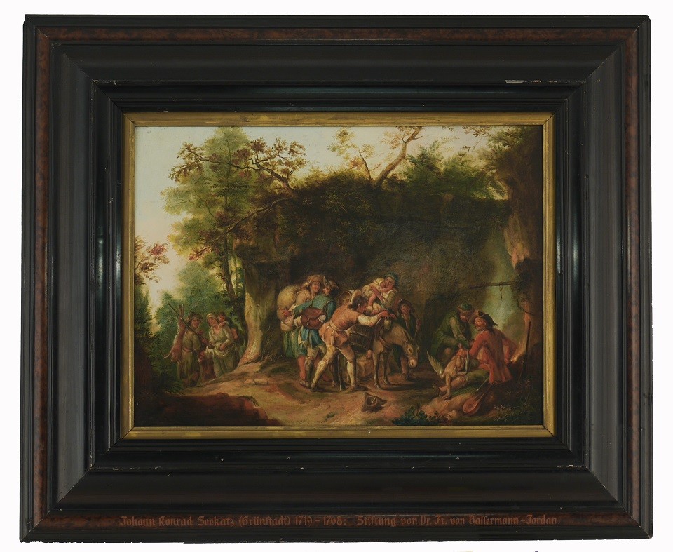 Friedrich Müller (Maler), Briganten bei der Rast (Pendant zu HM_1925_0057_b)