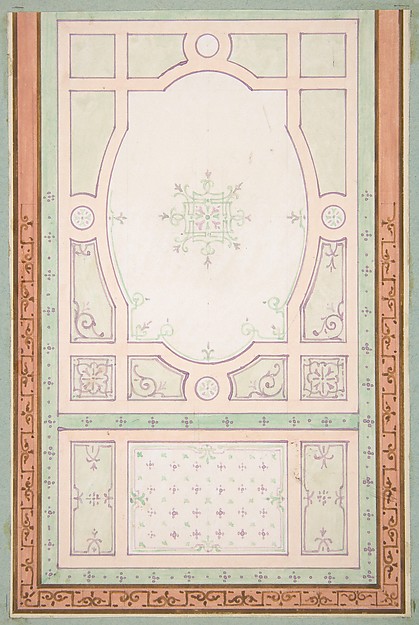 Jules-Edmond-Charles Lachaise, Design for a ceiling