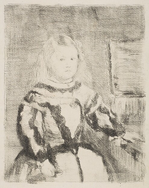 Edgar Degas, The Infanta Margarita, after Velázquez