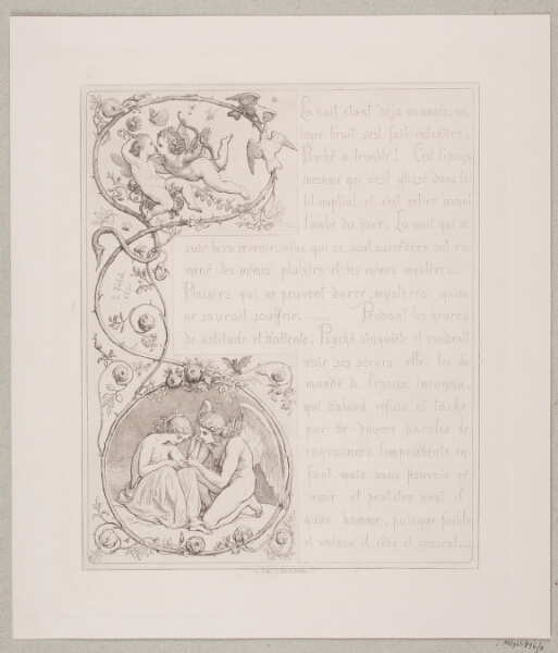 Lorenz Frølich, Illustration nr. 6 til "L`Amour et Psyché"