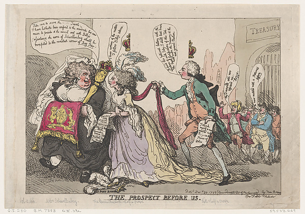 Thomas Rowlandson, The Prospect Before Us