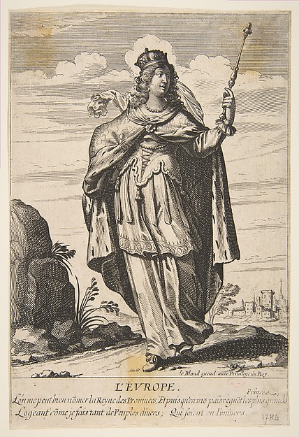 Abraham Bosse, Allegory of Europe, from "The Four Continents"