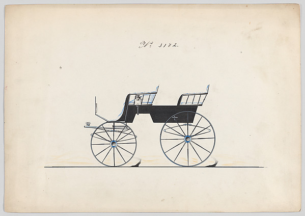 Brewster & Co., Design for T-Cart, no. 3182