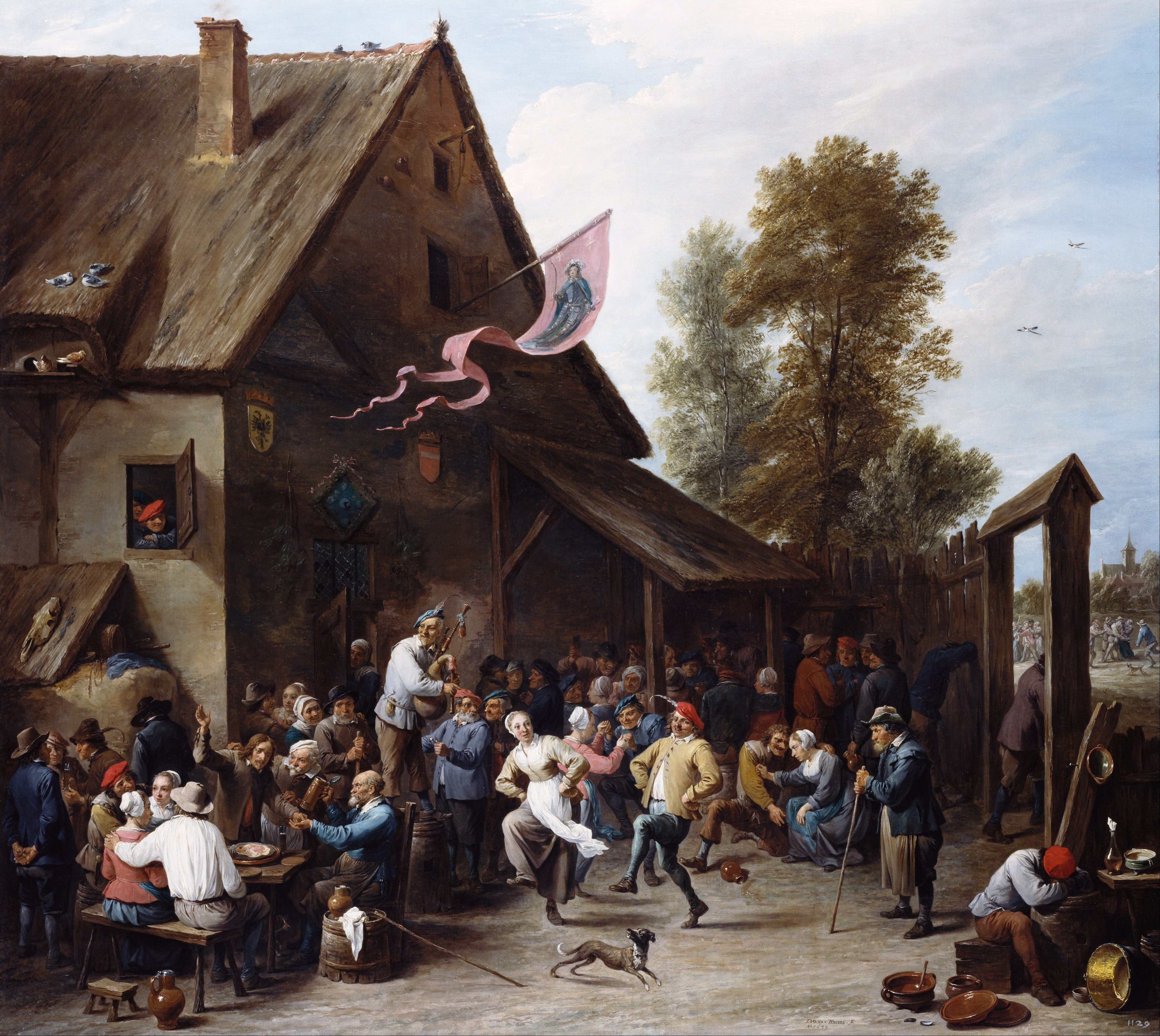 David Teniers the Younger, A Kermis on St George's Day