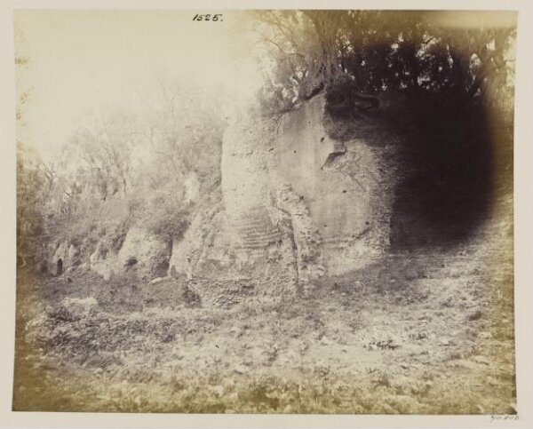 Parker, John Henry, Aqueducts - Tivoli, Aqua Marcia, a Castellum rebuilt by Trajan, with peculiar Opus Reticulatum, below the road to Carciano.