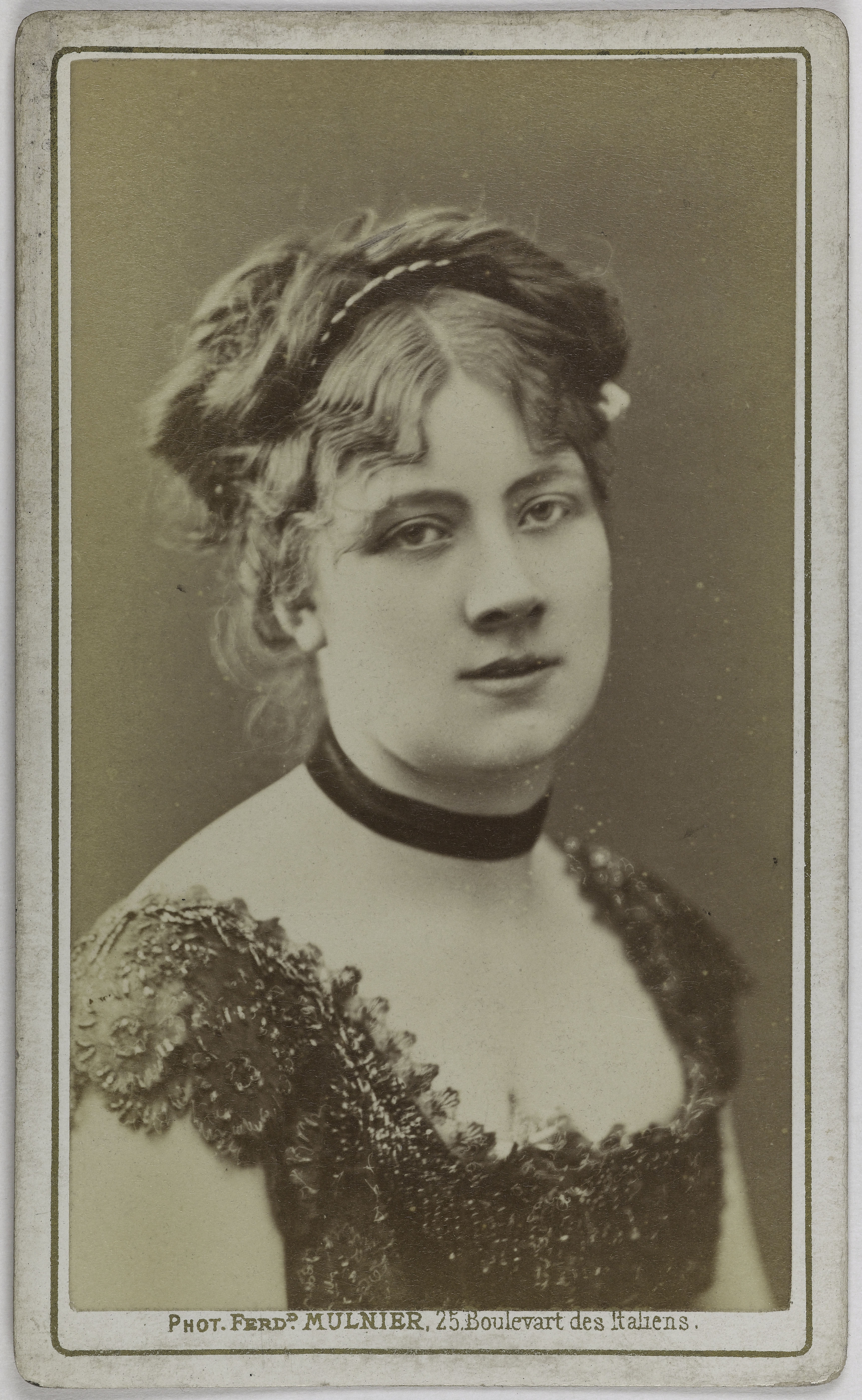 Ferdinand Mulnier, Portrait de Persoons Isabelle, (actrice)