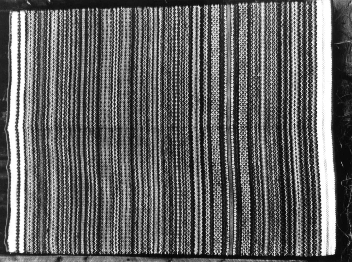 Anna Grostøl, Åkle, krokbragd. Detalj av åkle, krokbragd. Gyland, Flekkefjord, vest-Agder 1941-42.