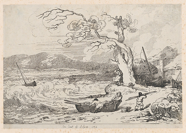 Thomas Rowlandson, On Coast of Sussex
