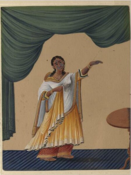 Unknown, One of twelve drawings of musicians and dancing-girls.