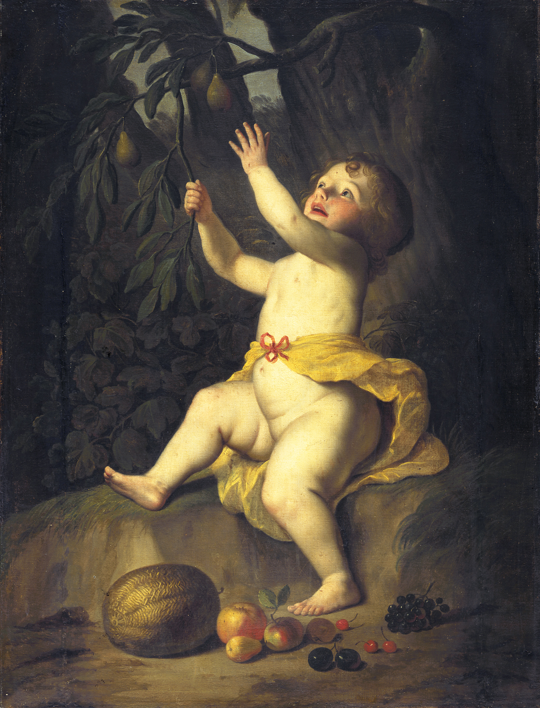 Gerrit van Honthorst, Fruitplukkend kind