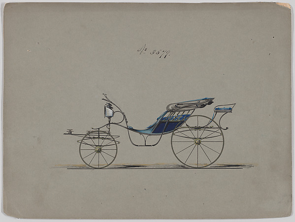 Brewster & Co., Design for Pony Phaeton, no. 3579