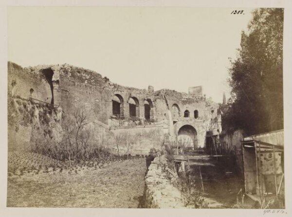 Parker, John Henry, Porta Pinciana - Interior, with part of the Wall of Aurelian, and the corridor for the sentinels