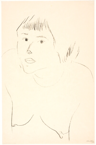 Henri Matisse, Brystbillede af en nøgen kvinde