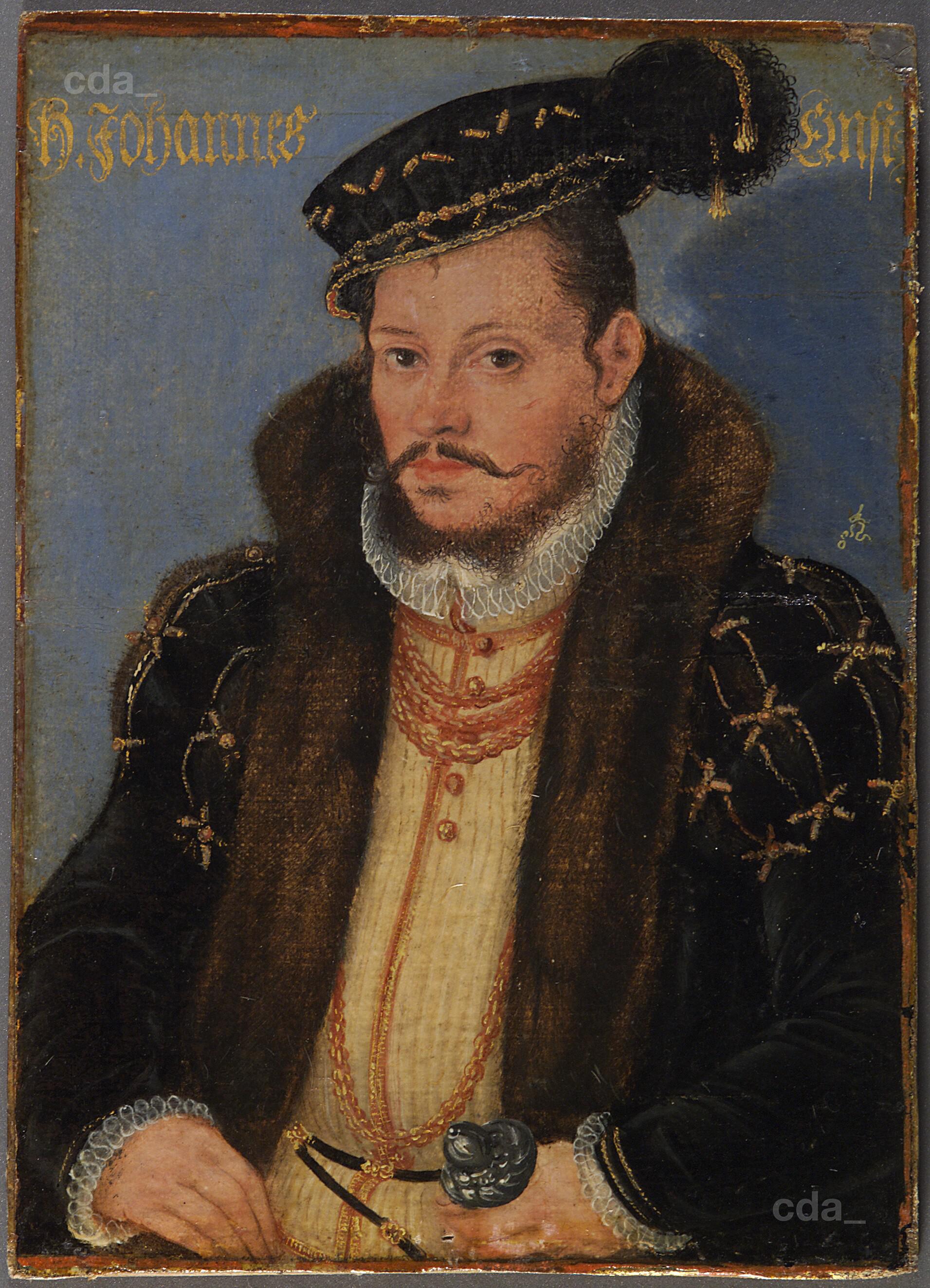 Lucas Cranach the Younger, Johann Ernst, Duke of Koburg, son of Johann the Steadfast, died 1553