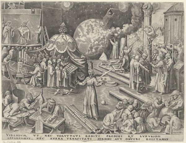 Galle, Philippe, (1537-1612), (printmaker), The seven virtues: Temperantia
