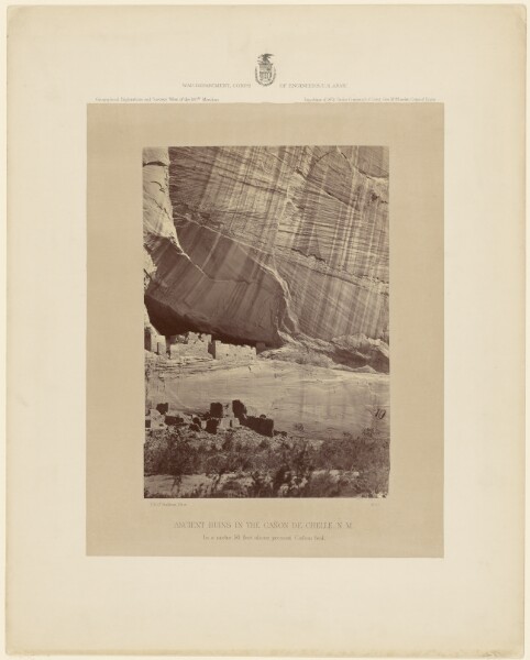Timothy H. O'Sullivan, Ancient Ruins in the Cañon de Chelle, In a Niche Fifty Feet Above Present Cañon Bed