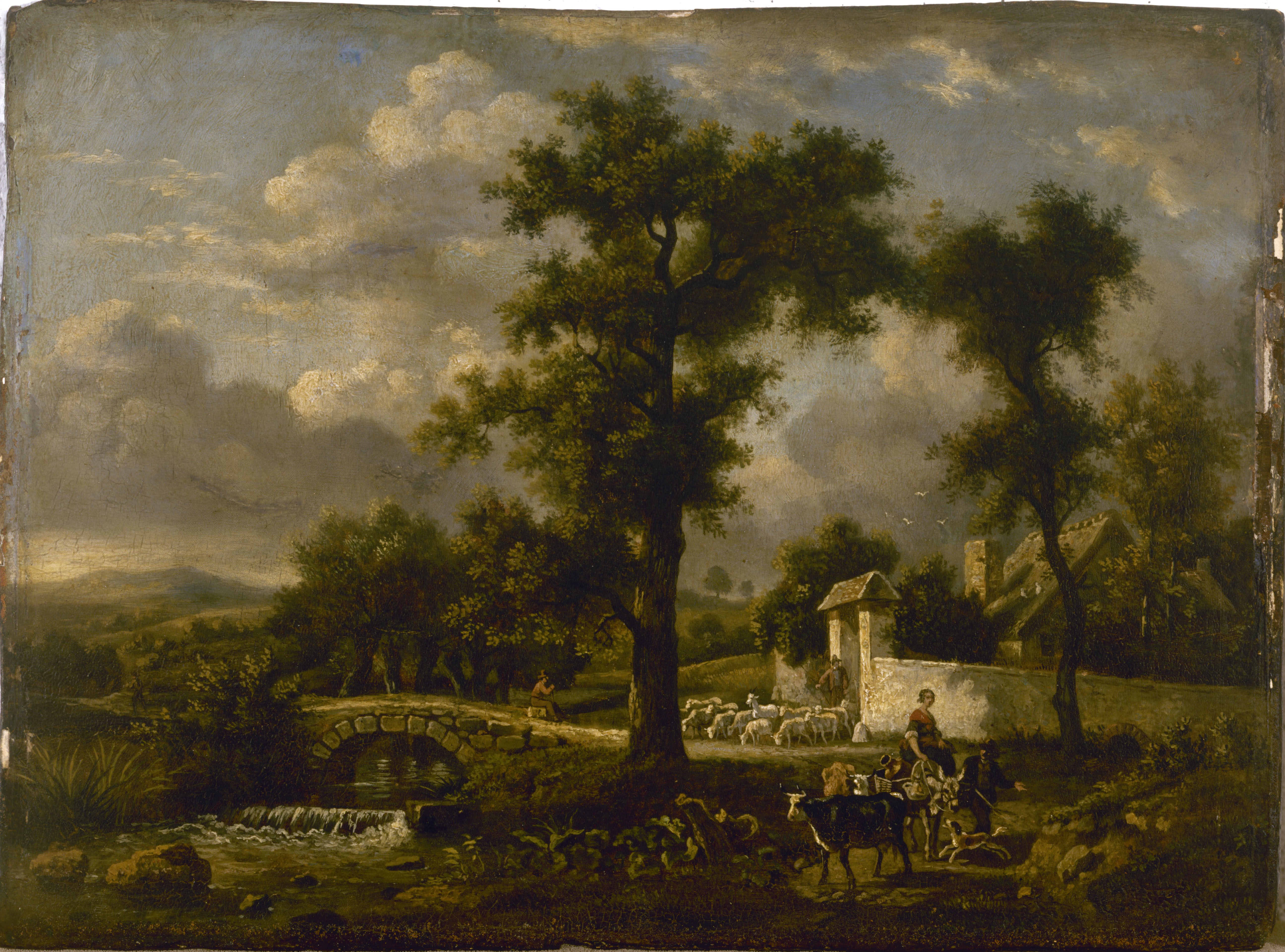 Anonyme, Scène champêtre