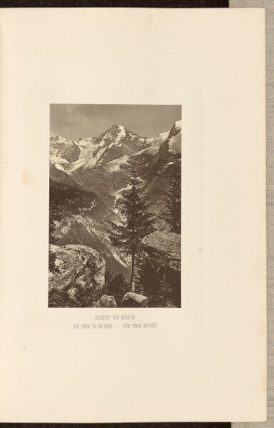 Unknown, View from Mürren