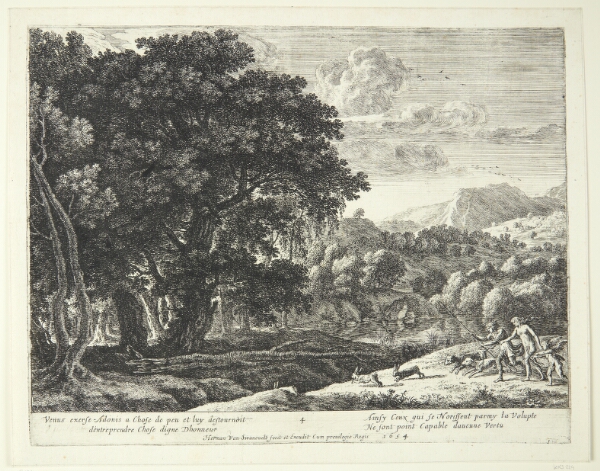 Herman van Swanevelt, Venus og Adonis jager