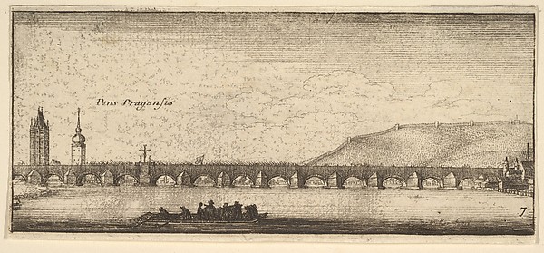 Wenceslaus Hollar, Prague, from "German Views"