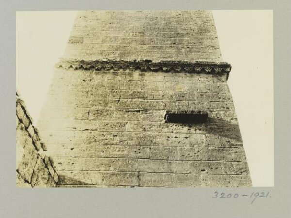 K.A.C. Creswell, Minaret detail from the great mosque of Buza'a, Syria
