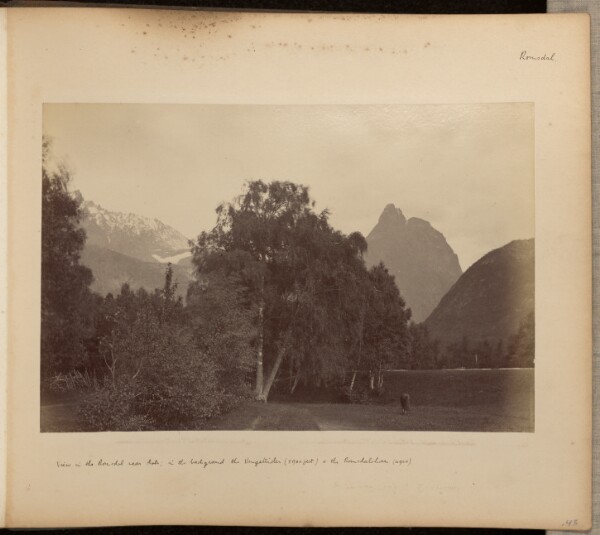 Unknown, View in the Romsdal near Aak