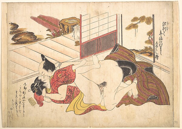 Okumura Masanobu, Bedroom Scene