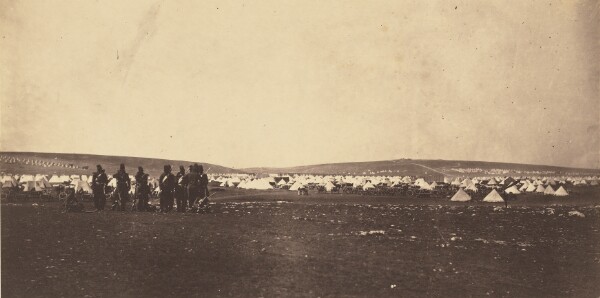Roger Fenton, Picquet House, Cathcarts Hill from General Bousquets Quarters.
