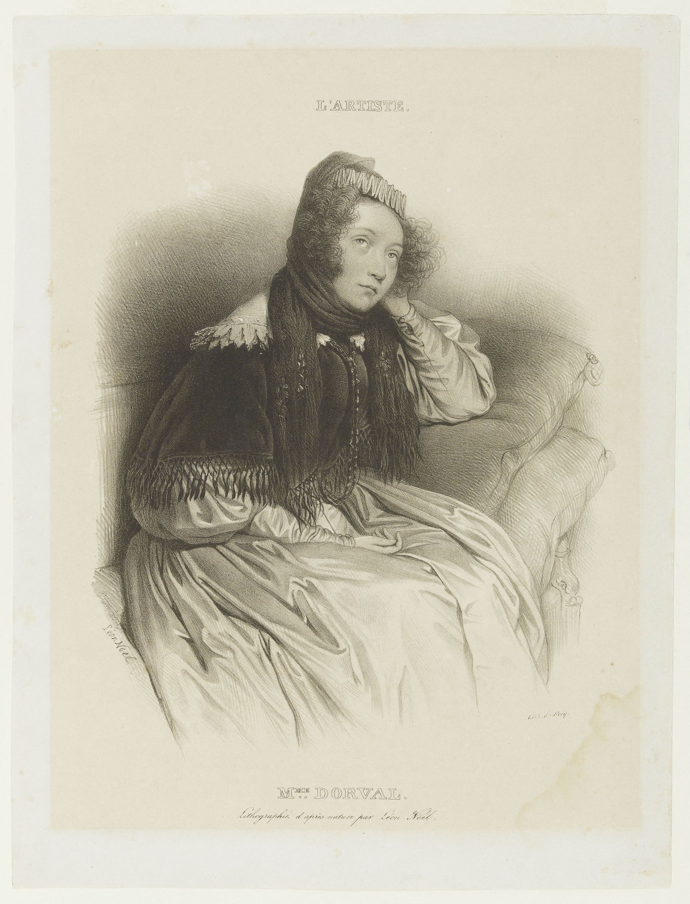 Alphonse Léon Noel, Mme Dorval