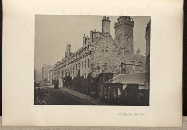 Thomas Annan, The College, from High Street.