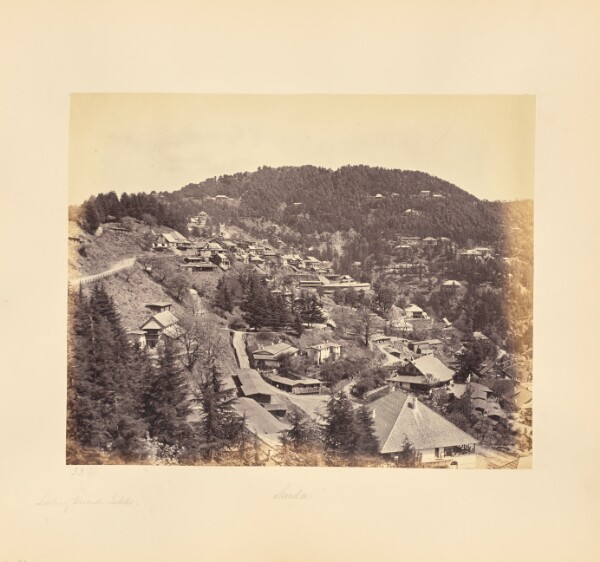 Samuel Bourne, Simla; Looking towards Jakko