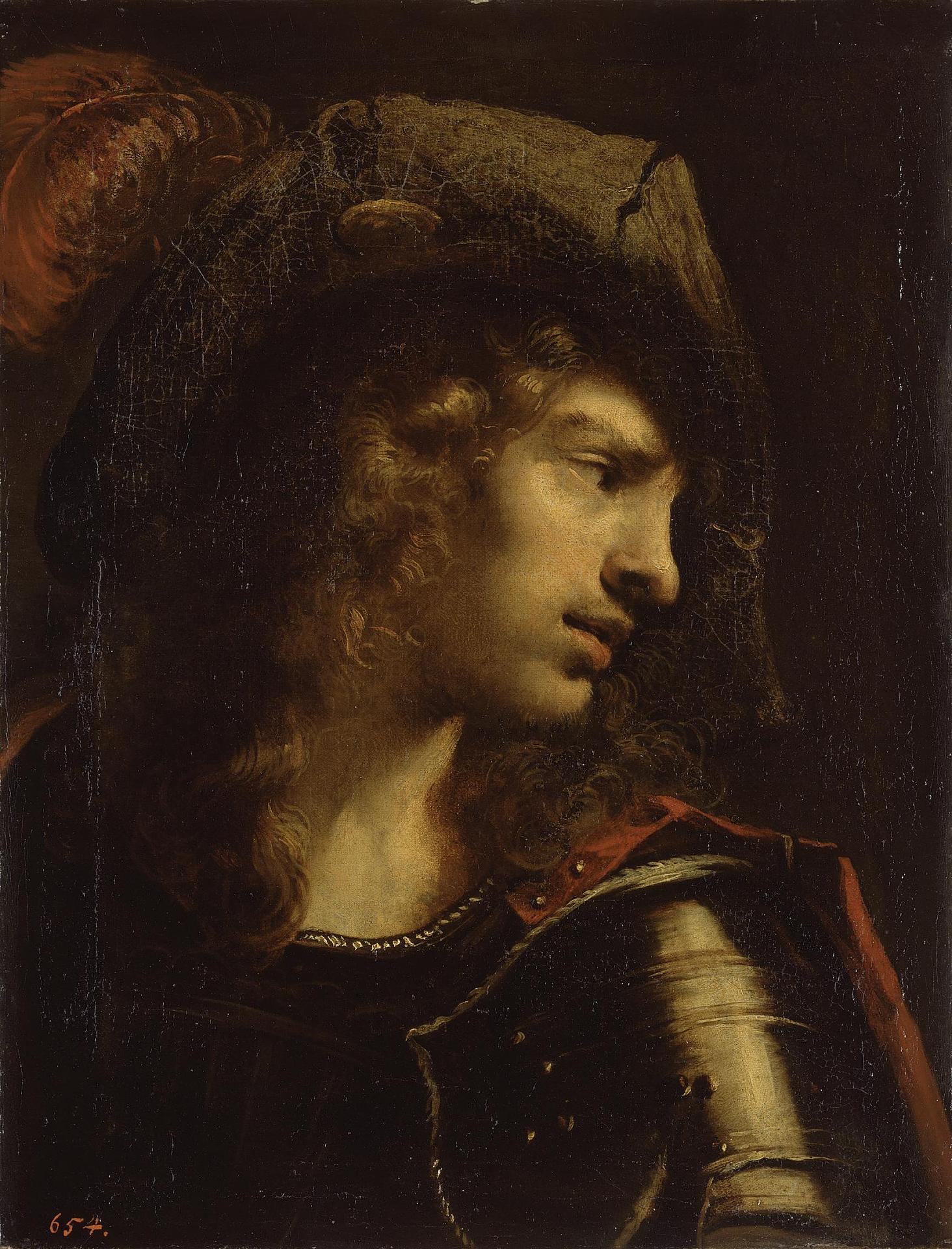 Pietro della Vecchia, Head of a Young Warrior
