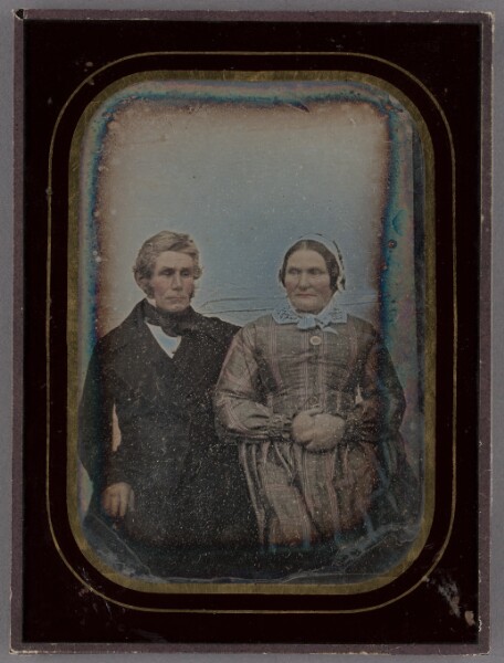 Unknown, [Portrait of a Seated, Elderly Couple]
