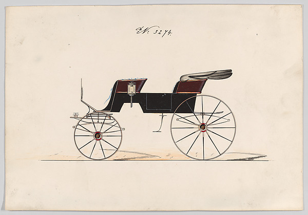 Brewster & Co., Design for 2 seat Phaeton, no. 3274