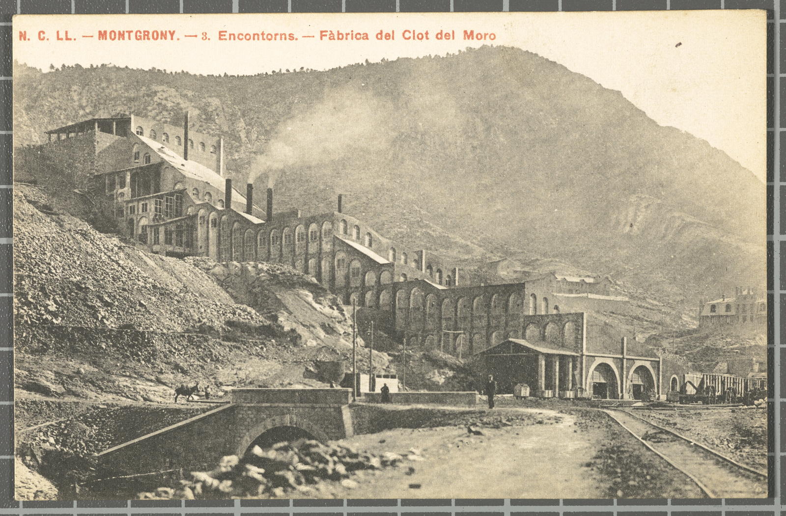 Desconegut, N. C. LL. - Montgrony. - 3. Contours. Moro Clot Factory