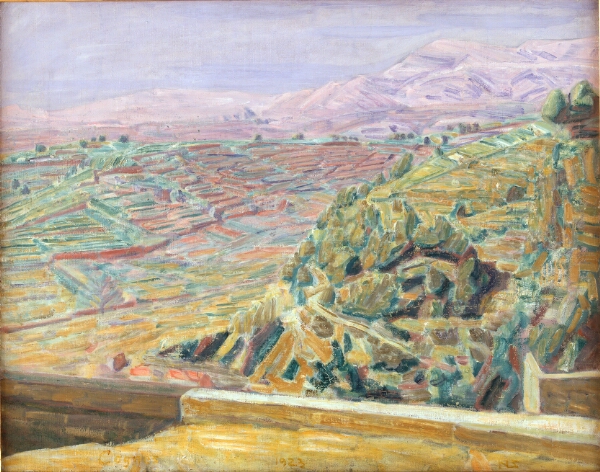 Niels Larsen Stevns, Udsigt fra Slotspladsen, Cagnes
