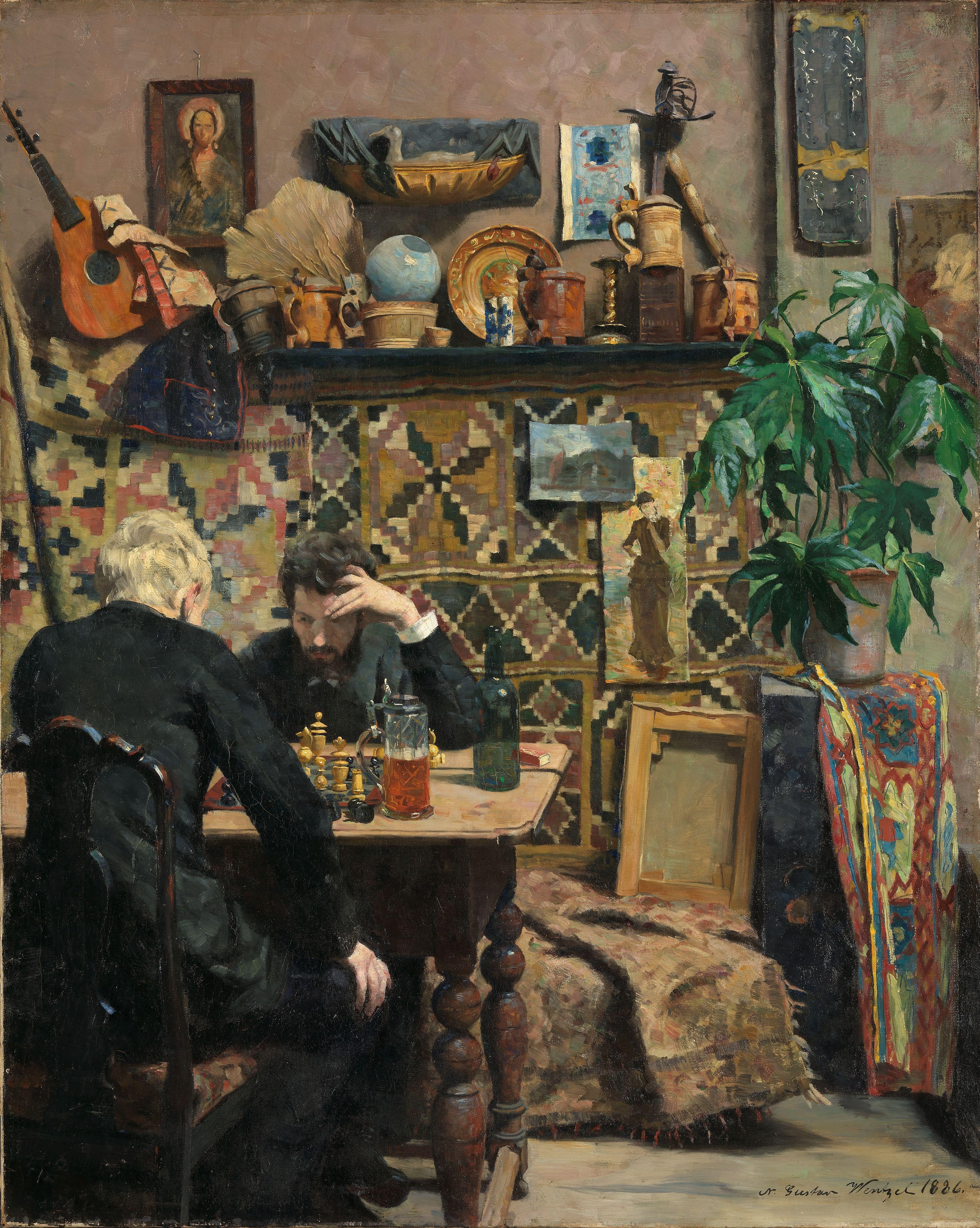 Gustav Wentzel, Chess players